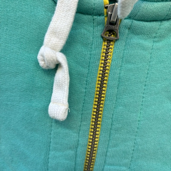 Vintage Polo Ralph Lauren Zip Hoodie Light Blue Mens Size Small Heavyweight - Picture 5 of 15